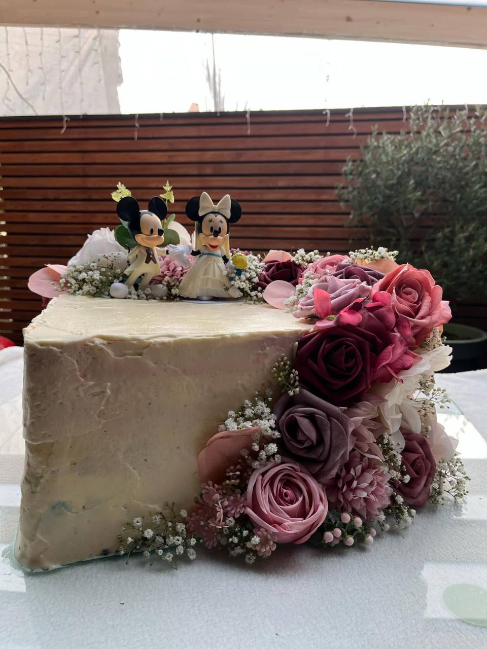 Hochzeitstorte mit Mickey & Minnie