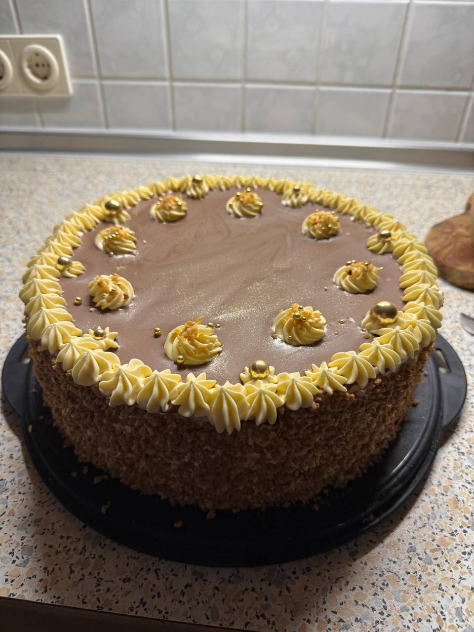 Nuss-Schoko Gold Torte